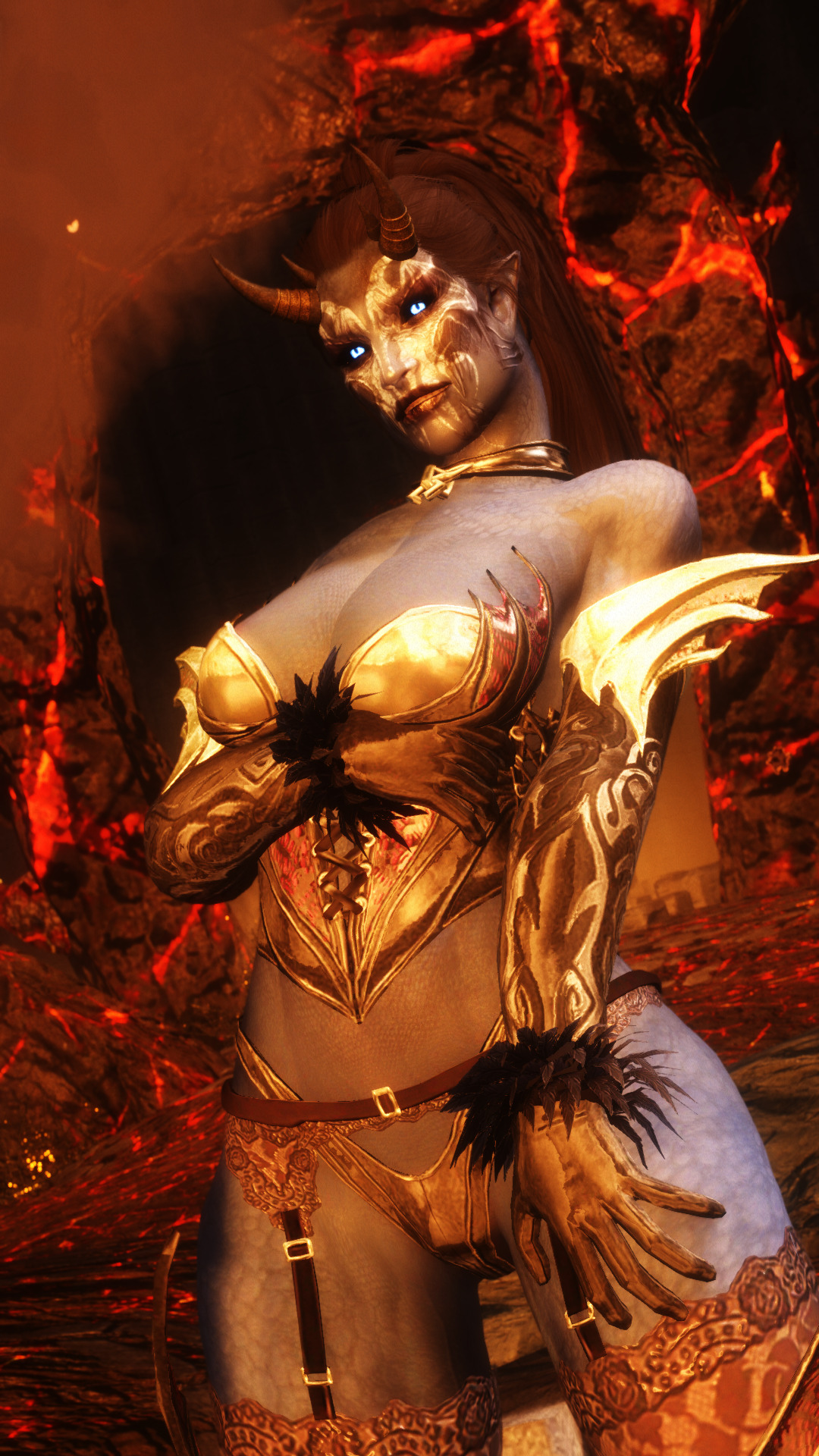 jowain92:  @allaboutkokoro made a UUNP conversion of the Tera Succubus Armor, ideal