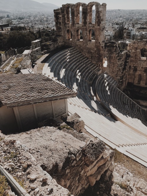 winedark:herodes theatre, athens, greece.jan 2020.