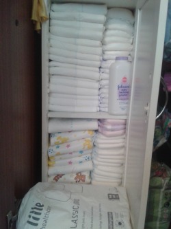 faithy-baby:  In my nursery cupboard