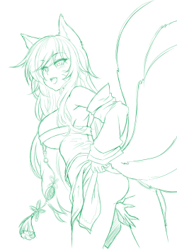 mrbowater:  Heres some Ahri butt