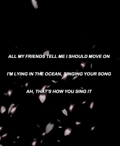 And Theres No Remedy For Memory, Your Face Is Like A Melody, It Wont Leave My Head. 