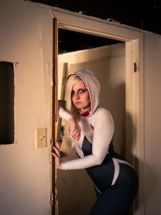 I was going to do a spooky SpiderGwen shoot but golden hour decided to take me a different direction.