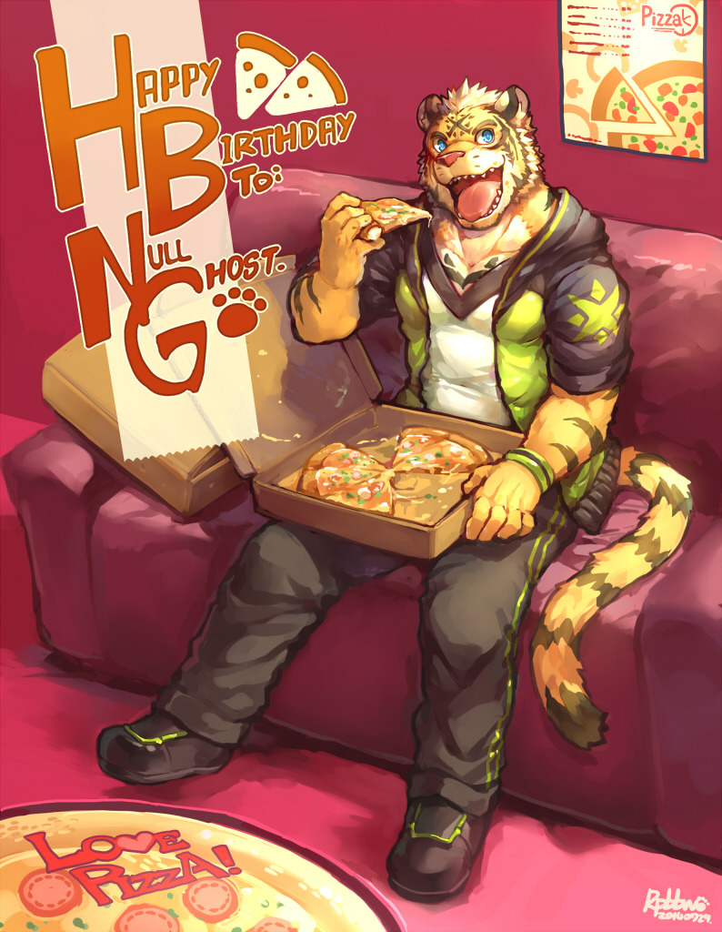 rpbbw:  Pizza! Pizza!! Pizza!!! Happy birthday to Null-Ghost =D