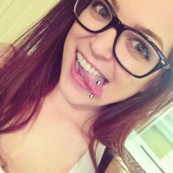 I found out my tongue is still pierced. 2016