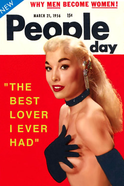 Lee Sharon Adorns The Cover Of This March ‘56 Issue Of ‘People Today’ Magazine;