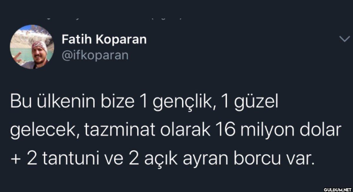 Fatih Koparan @ifkoparan...