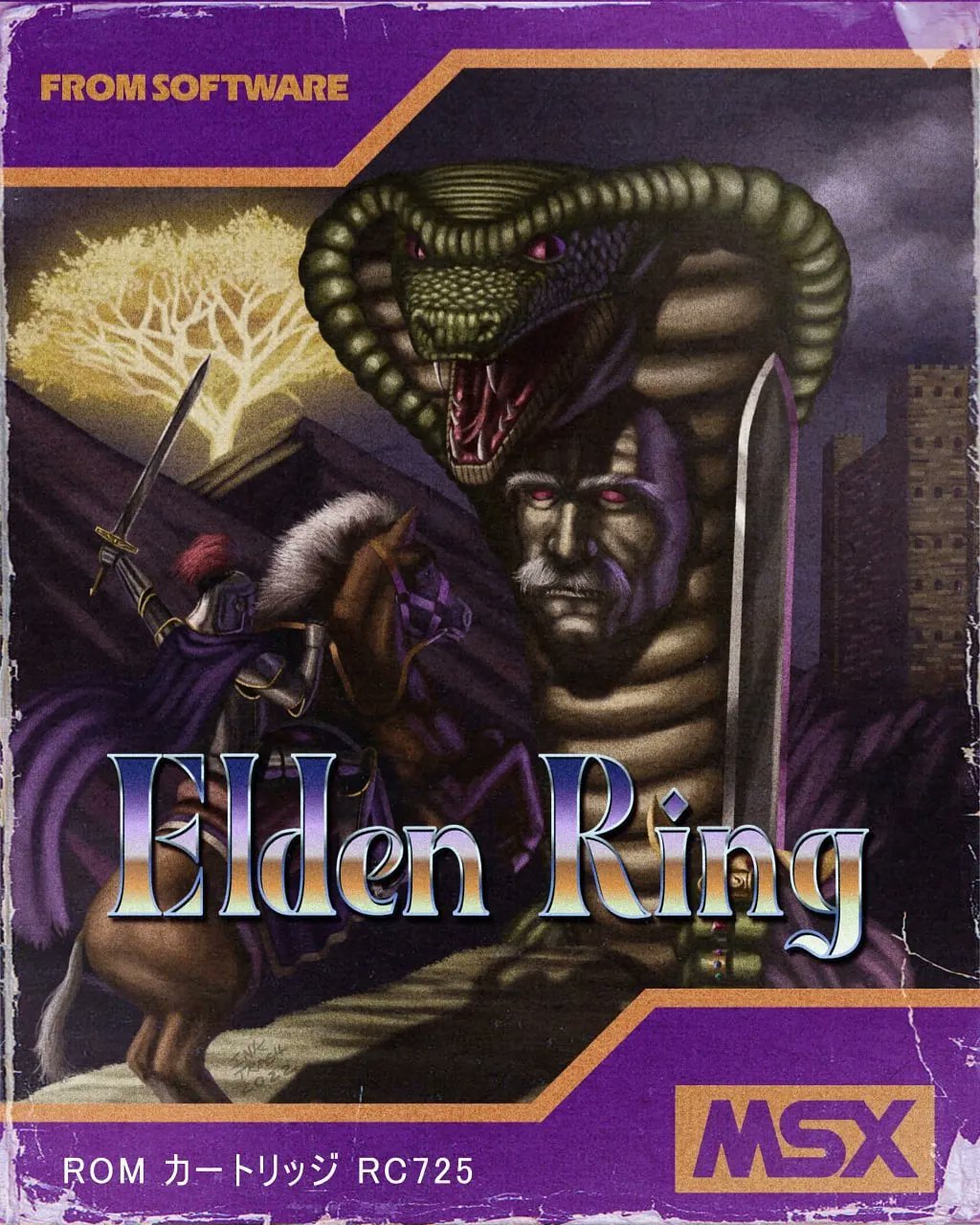 Retro Elden Ring! Art by Ink_trash