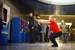 dammit-clint:  treyw99:  anomaly1:  assquat:  fuckfatgettinghealthy:  stunningpicture:  Subway ticket machine in Moscow accepts 30 squats as its payment.  Bring this to America ASAP!  Bring it on sister!  I need this at every place I frequently visit