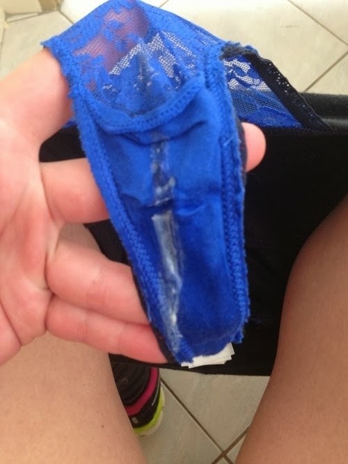 alwayslooking4hotties: Has anybody ever found their wife’s panties in the hamper looking like 