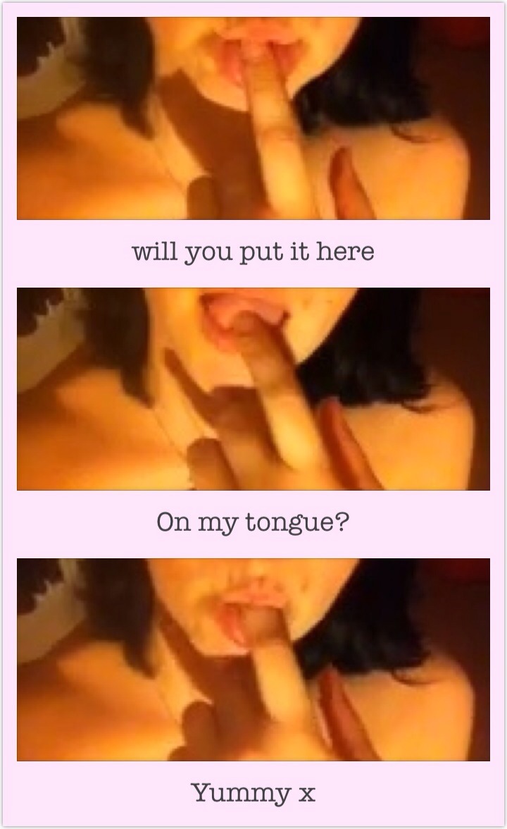 ethilee:  alovelysub, hplessflirt, be-risque  Keep missing mouth Monday x   Am I
