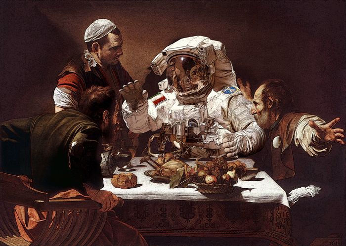 crossconnectmag:  Tom Colbie &amp; His Astronaut ArtIf there is such thing as