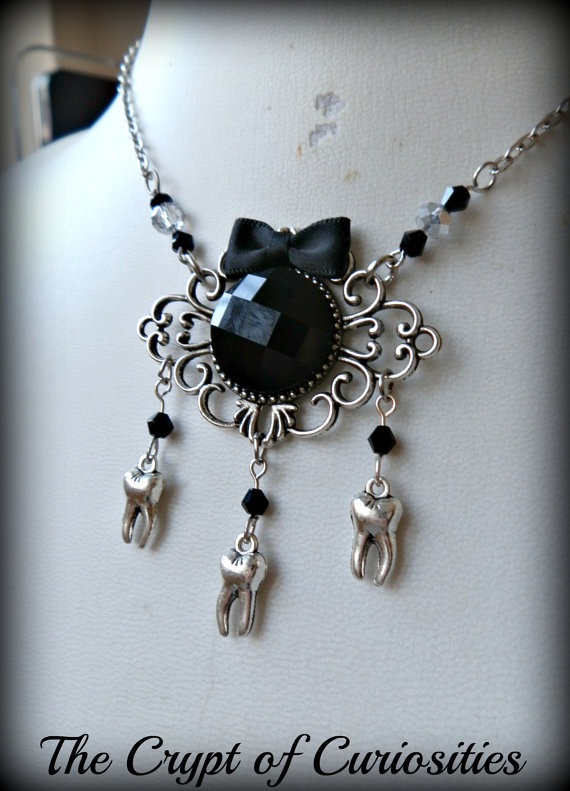 thecryptofcuriosities:  Black and silver items by The Crypt of Curiosities available