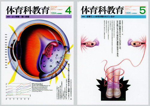 Covers by Mitsuo Katsui, found in his book Visual Resonance