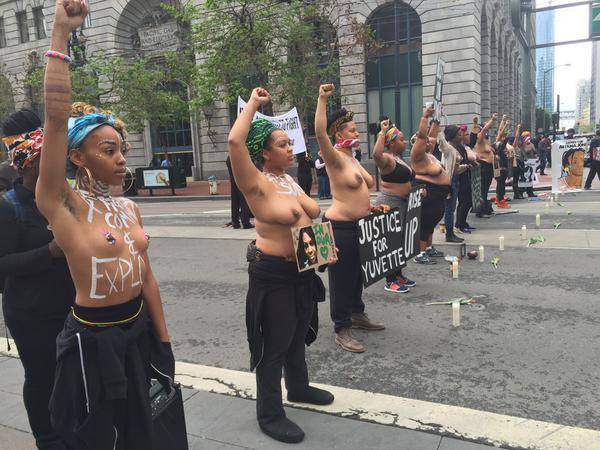 lastrealindians:  “They love our bodies but not us.”  This morning in San Francisco,