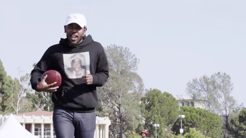 gettoponthephone:   Kendrick Lamar and ScHoolboy Q - LA Rams Training Camp - 8/3/2016 (Courtesy