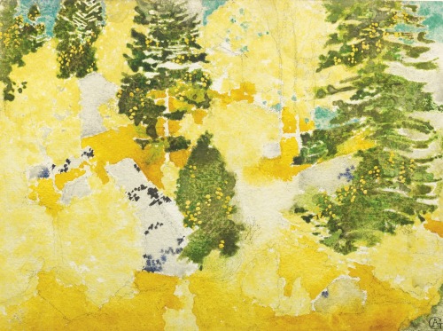 Autumn Forest (La Motta, Coltura)  -  Augusto GiacomettiSwiss, 1877–1947