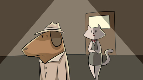 Mrs. Cat’s husband meet his tragic end via garage door squashing. Can they solve the case? Hur