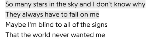 Asleep By The Smiths // Fireworks By Mitski // Last Words Of A Shooting Star By Mitski // Carry Me Out
