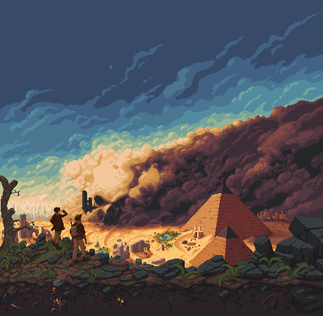 Featured image of post Pixel Art Medieval Landscape / Cobble stone paths &amp; town objects.