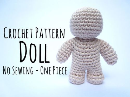 podkins: One Piece Crochet Doll Pattern -  a free tutorial with a TON of pics via Supergurumi.
