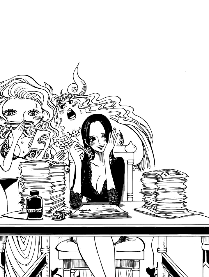 Hancock Writes A Letter To Luffy One Piece Cover