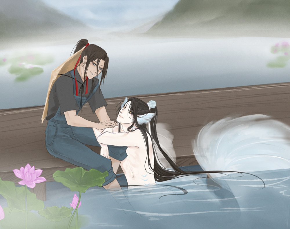 Ineffablebfs 💚Read Guardian🖤 on X: Kisses ~ #MDZS #MoDaoZuShi #WangXian   / X