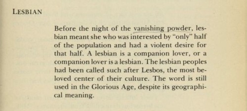 virgodura: Monique Wittig &amp; Sande Zeig, Lesbian Peoples: Material for a Dictionary. I don&rs