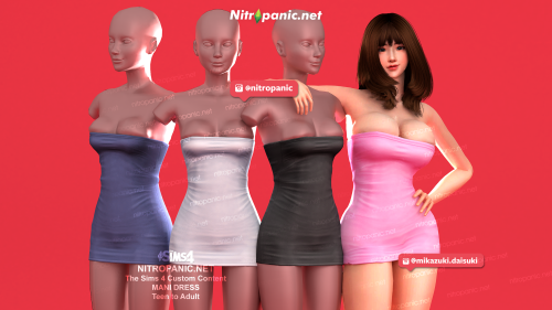 Hey Guys! Now available Squeeze Dress and Tops![Dress][XS Tube Top][XS Crop Top]Sim model by @mikazu