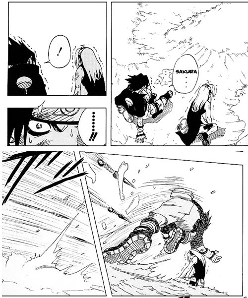 Sasuke has always/only experienced new things with Sakura...For example?...For Example: