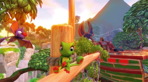 bonusstages: atomickingboo: saffronaura: More Yooka-Laylee game screenshots from latest Edge magazin