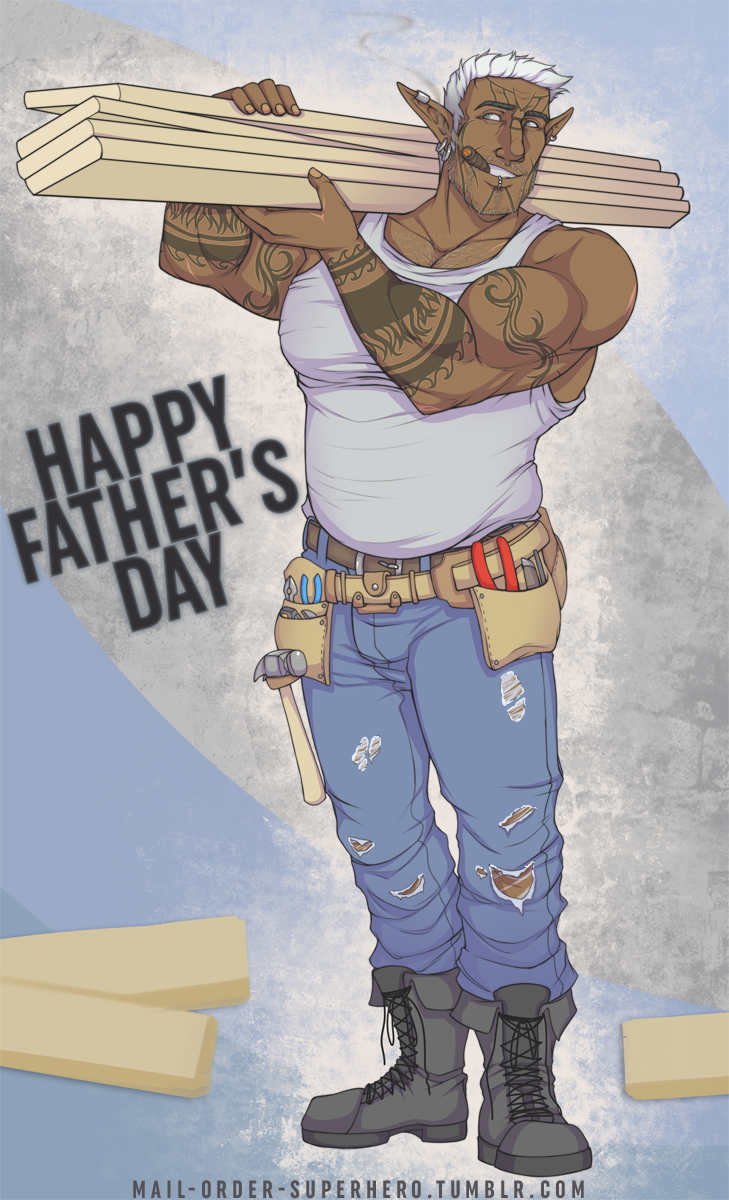 mail-order-superhero:   HAPPY FATHER’S DAY! Please spend it appreciating dads or