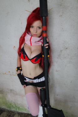 hotcosplaychicks:  Yoko cosplay TTGL by MishiroMirageCheck out http://hotcosplaychicks.tumblr.com for more awesome cosplayPlease Subscribe to us on youtube