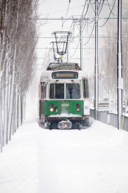 momajicphotos:  MBTA Green Line E Train.