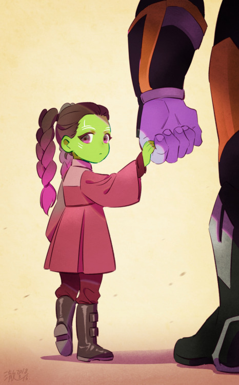 cyancrown: young gamora > .<