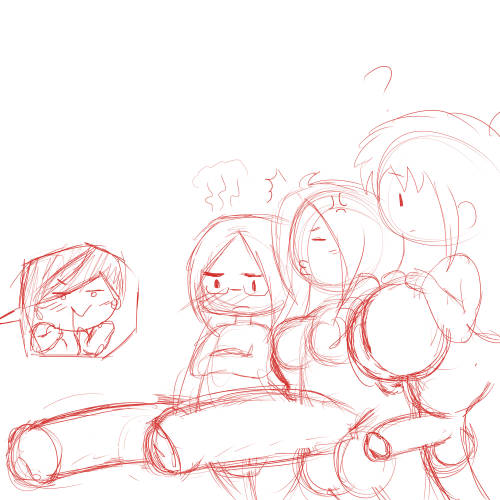 asknikoh:  Final bunch os sketches from private stream with friends. 