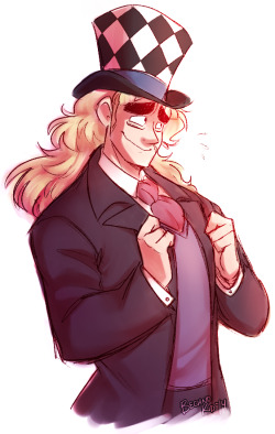 bechnokid:  Speed Weed! It’s kinda hard to draw some of the JJBA characters in my style when they have such broad shoulders. MY STYLE IS NOT QUITE SUITED FOR THEM, but I love drawing them anyway hah hah. %D Speedwagon is a cute baby and that is fact.