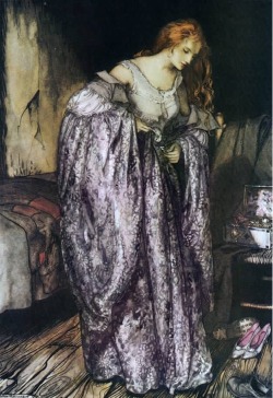 luthienmuse: norxlemxdelz: Arthur Rackham’s The True Sweetheart // Florence Welch in Luisa Beccaria. I love it when people repost my stuff from tumblr in tumblr 