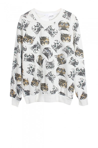 iloveyoucy:   diannaasimonss:  Today we have a lovely cat theme Embroidered Cat Sweater