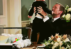 robinscherpoptartsky:AU: barney + robin as parents