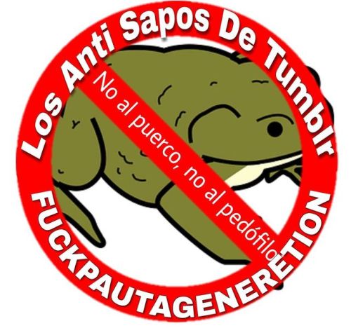 elcuriosopr: parejitapr2015: elbellakitoconpauta: Logo oficial de #LosAntiSaposDeTumblr si eres uno 