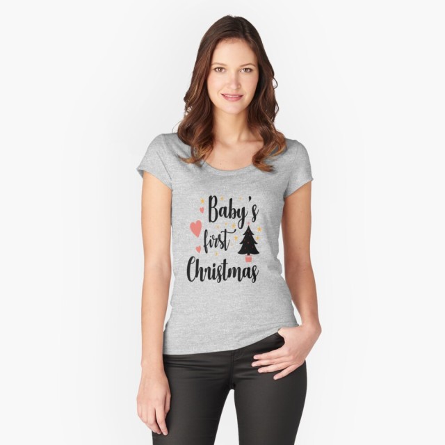 (via Babys first Christmas Fitted Scoop T-Shirt by ThePetfunny) #findyourthing#redbubble #christmas christmastree christmastime christmasgift christmasiscoming christmasgifts christmasdecor christmasdecorations christmas2015 chris