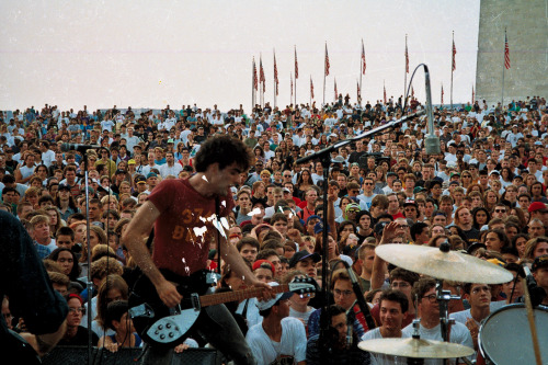 merchanddestroy: Fugazi – Washington Monument 8/7/1993 Fugazi played at the Washington Monument 2 ti