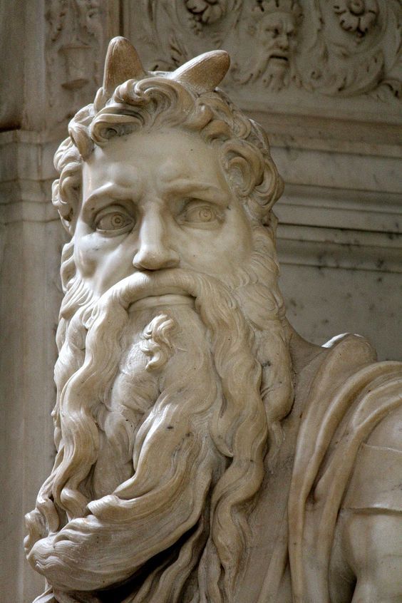 cappellapaolina:  Moses, ca. 1513-1515 Michelangelo (  Michelangelo di Lodovico Buonarroti