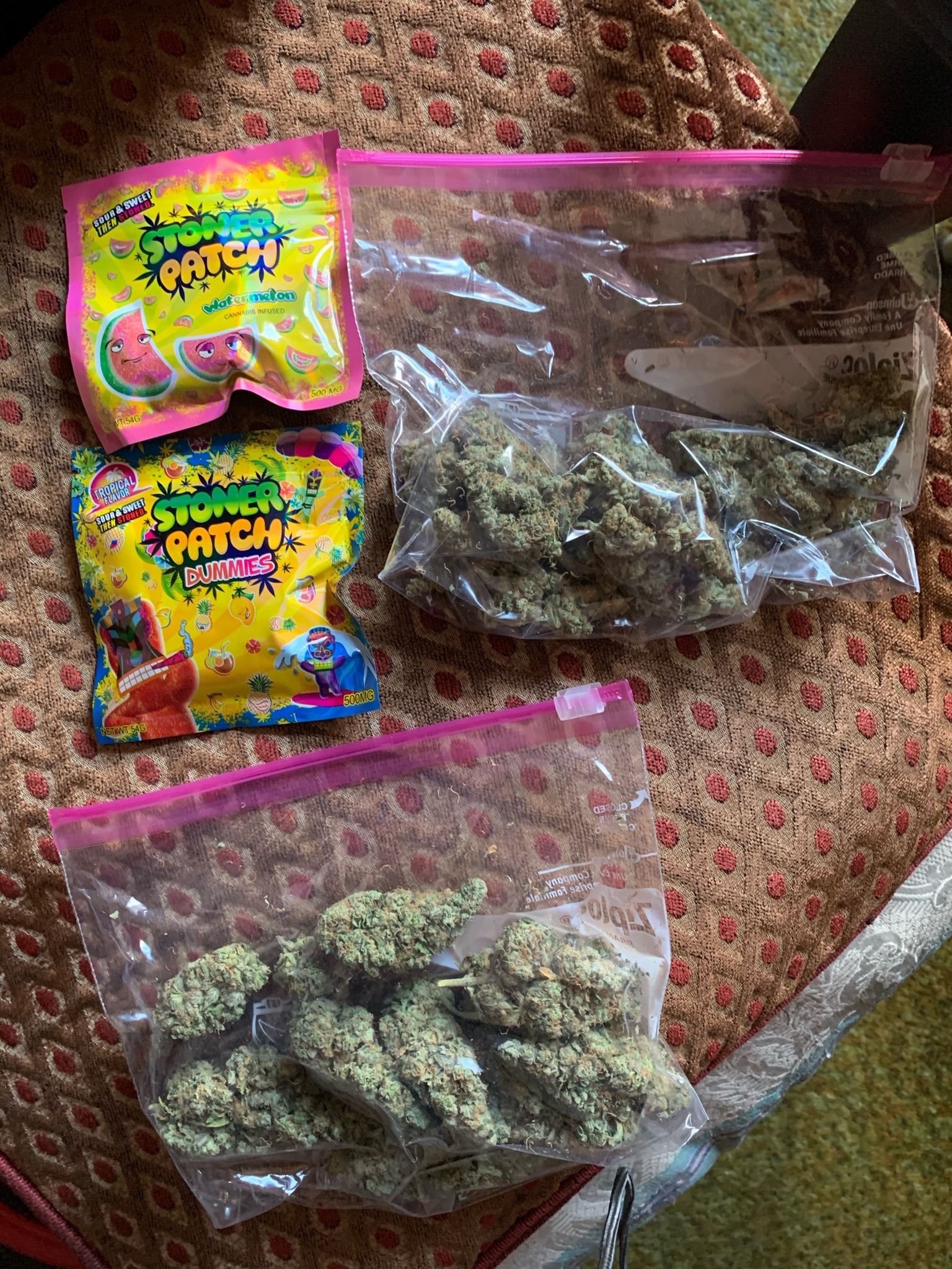 stonedndead:Picked up an ounce of GMO Cookies and a half ounce of Lemon Sour Diesel along with some Stoner Patch Kids edibles 