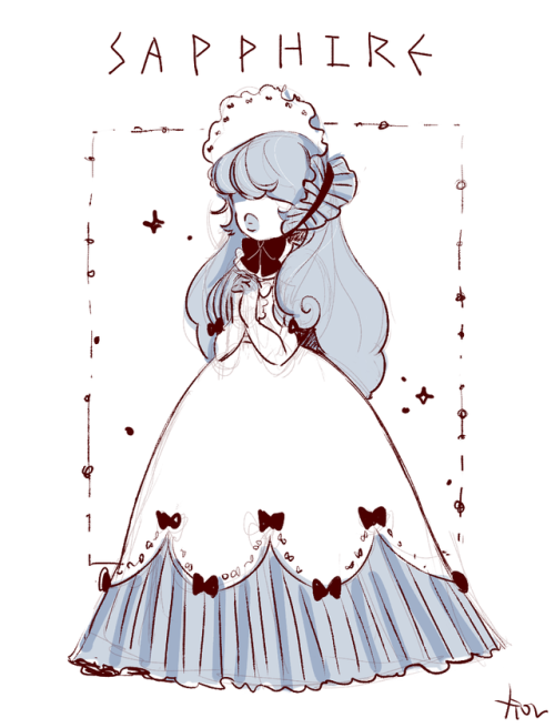 eyebird96:  Blue gems