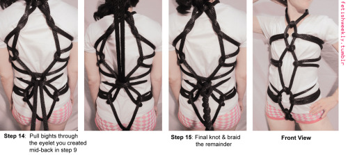 fetishweekly:Shibari Tutorial: the Tortoise Shell Body SuitThere are many, many variations of this t