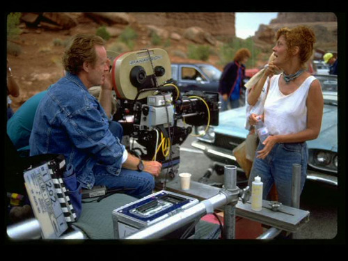 vanndamp:behind the scenes (thelma and louise)