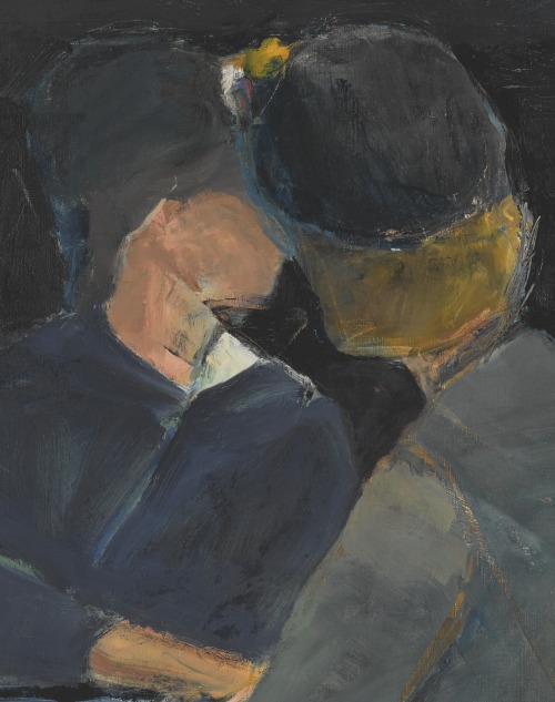 thunderstruck9:Richard Diebenkorn (American, 1922-1993), Two Women at Table, 1963. Oil on canvas, 36 x 30 in.