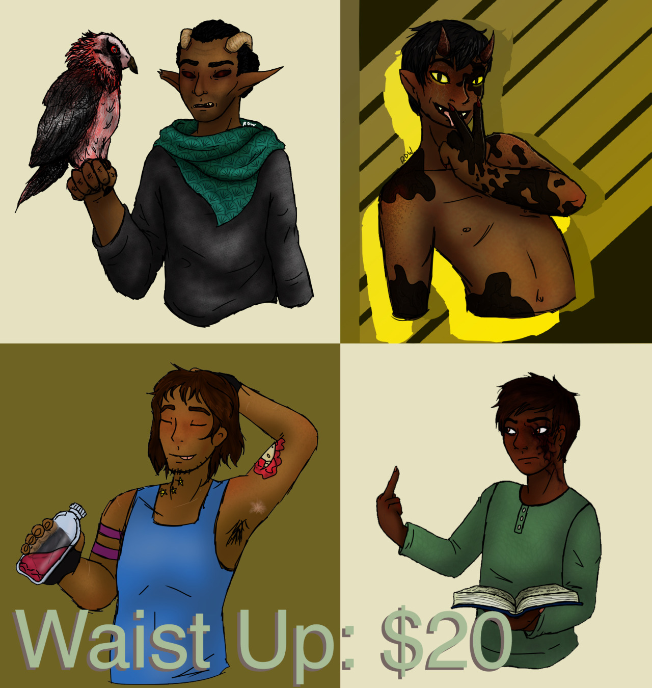 shelfofawesome:  pyrogavinofree:  ART, KNITTING, &amp; FANFIC COMMISSIONS!  I