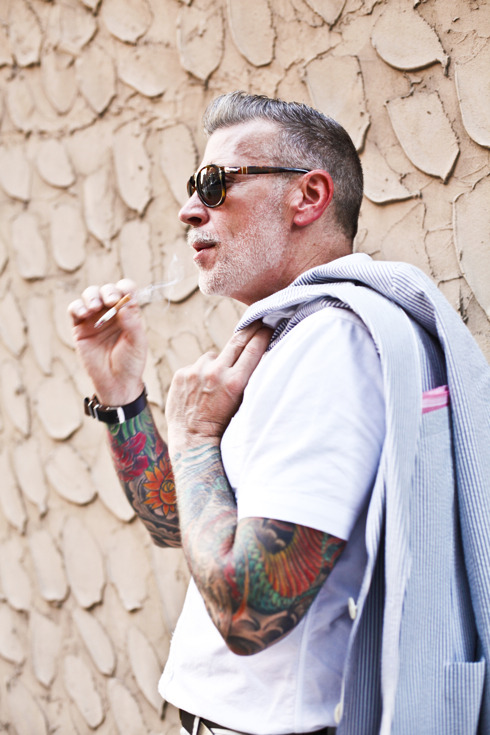 12pieces:  NICK WOOSTER ! The stylish fashion Icon Nick Wooster sign on to retailer Atrium .- The new partnership with the owner of Atrium - Sam Ben-Avraham, applies to Atrium’s New York stores on Flatbush Avenue in Brooklyn and Broadway in Manhattan’s